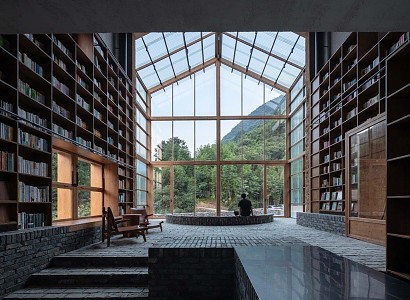Un hotel para aislarse en medio de la naturaleza y rendirse a la lectura