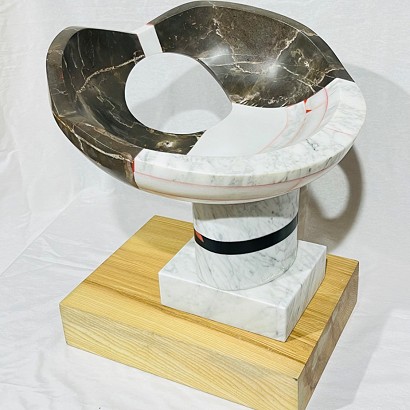 Armand-Thierry Pedrós, escultor. "Talla de la  pedra"