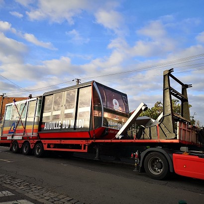 Cuando las cabinas de esquí se reinventan: El trabajo de Taninges Télécabines