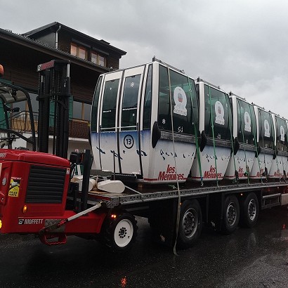 Cuando las cabinas de esquí se reinventan: El trabajo de Taninges Télécabines