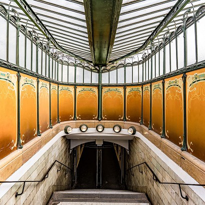 El metro de París: Las Icónicas entradas de Guimard